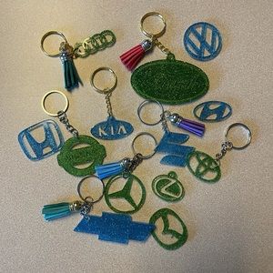 Handmade Car Logo Keychains- MADE TO ORDER